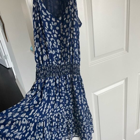 Polka  dot baby blue dress - Picture 1 of 4